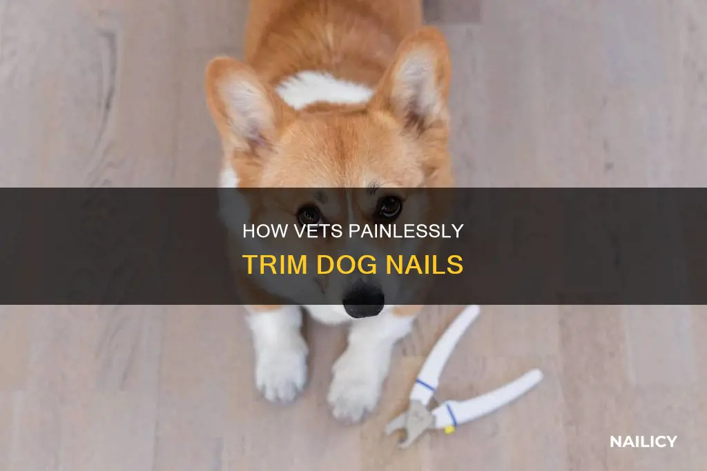 do vets cut dog nails