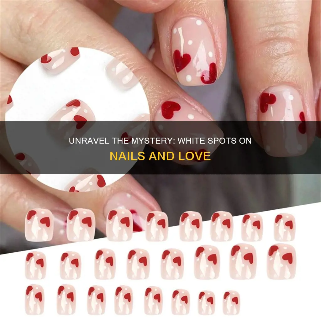 do white spots on your nails mean someone likes you