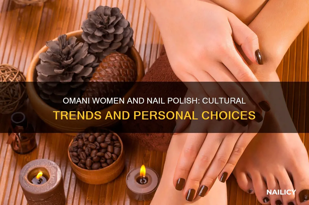 do women in oman wear nail polish