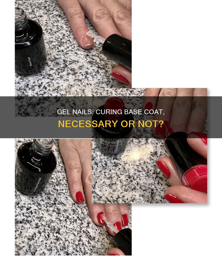 do you cure base coat for gel nails