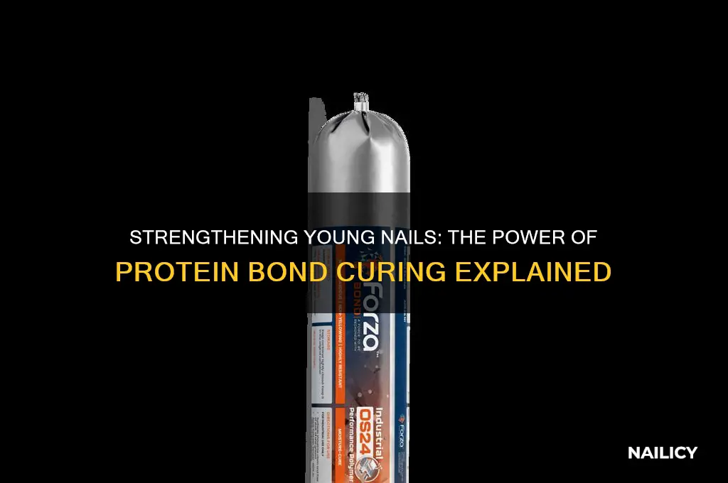do you cure young nails protein bond