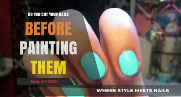 Nail Care Basics: Cut or Paint First?