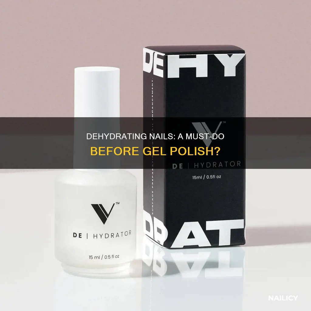 do you dehydrate nails before gel polish