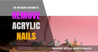 How to Dilute Acetone for Safe Acrylic Nail Removal
