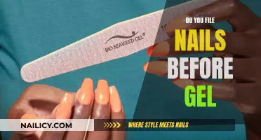 Gel Nails: File Before Application for Best Results