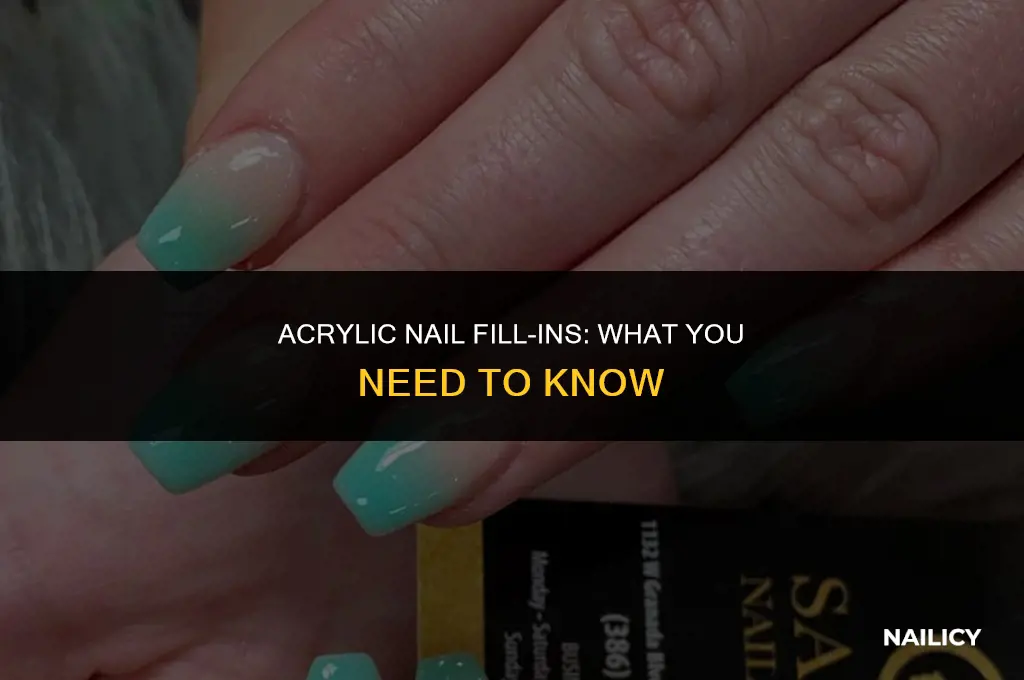 do you get acrylic nails filled