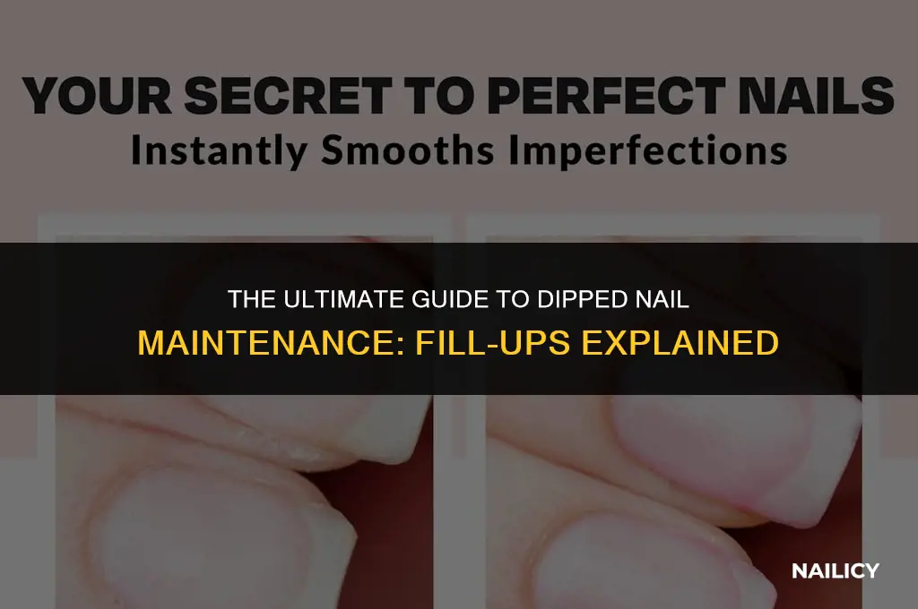 do you get dipped nails filled