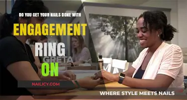 Sparkling Commitment: Wearing Your Engagement Ring to the Nail Salon