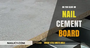 Gluing vs. Nailing Cement Board: Which Method Works Best for You?
