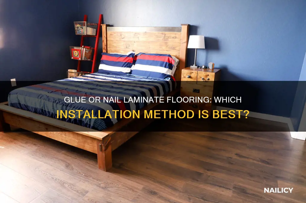 do you glue or nail laminate flooring