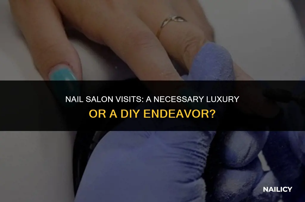 do you go to salon to get nails removed