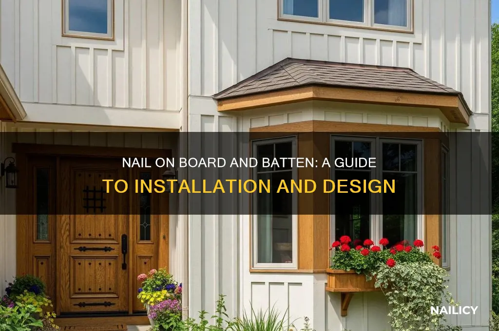 do you have nail on board and batten