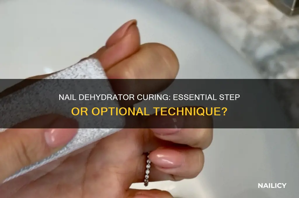 do you have to cure nail dehydrator