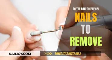 Gel Nails: Filing for Safe Removal