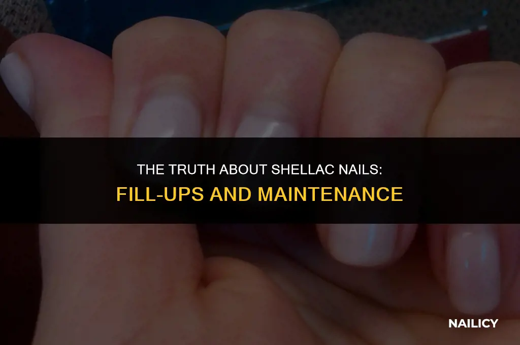 do you have to get shellac nails filled