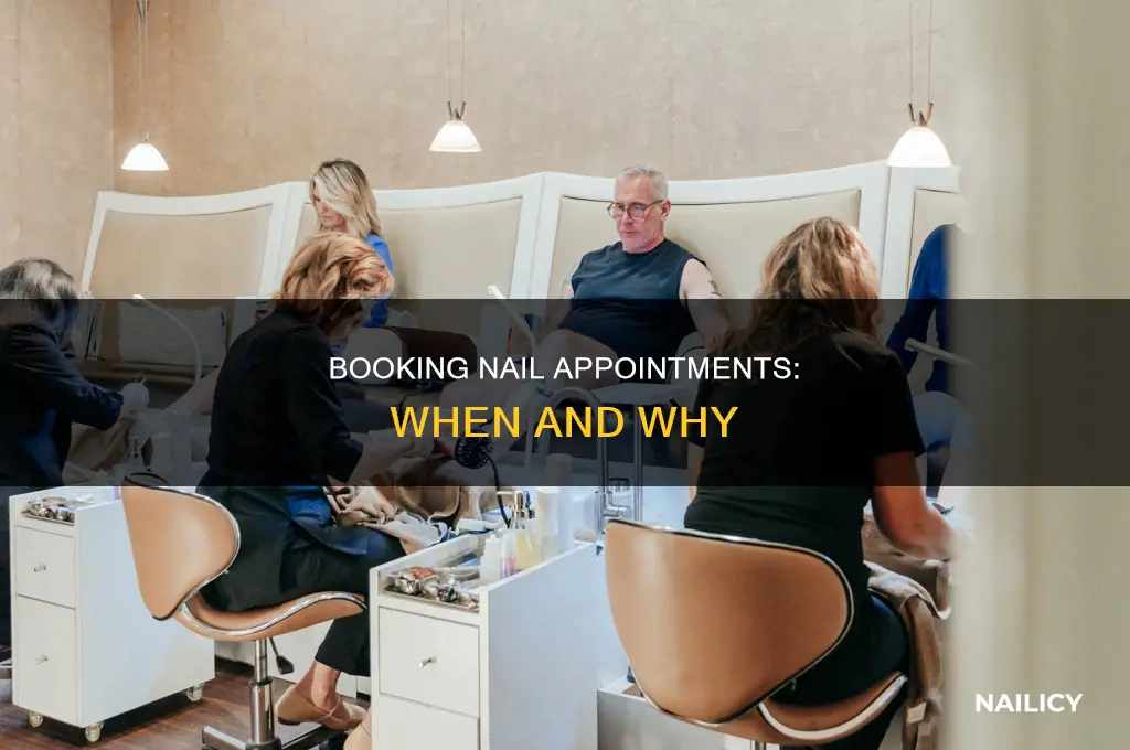 do you have to make a nail appointment