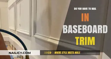Baseboard Trim Installation: To Nail or Not?