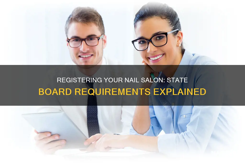 do you have to register nails salon with state board