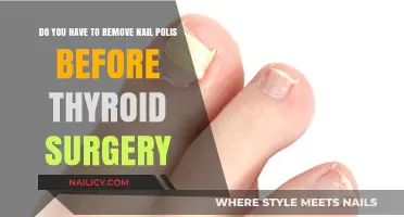 Nail Polish: Thyroid Surgery Preparation or Hindrance?