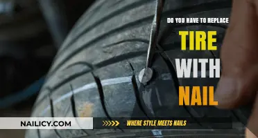 Nail in Your Tire? When to Repair vs. Replace Your Tire