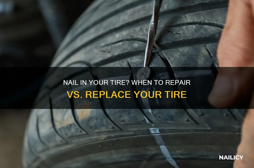 do you have to replace tire with nail