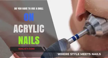 Exploring Acrylic Nail Care: Drill Use and Alternatives