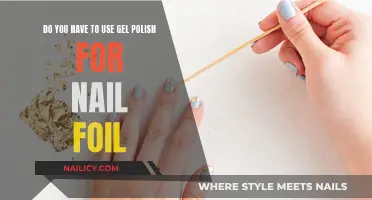Nail Foil Artistry: Gel Polish vs. Regular Polish