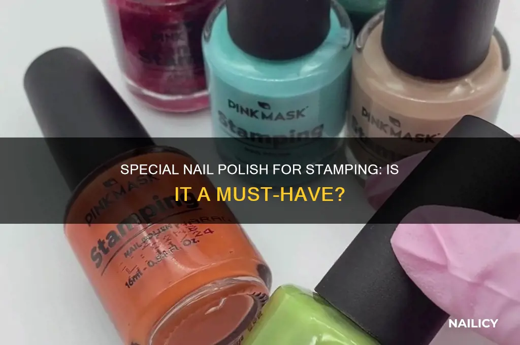 do you have to use special nail polish for stamping