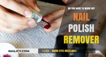 Nail Polish Remover: Rinse or Not to Rinse?