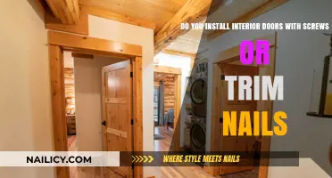 How to Install Interior Doors: Screws vs Trim Nails