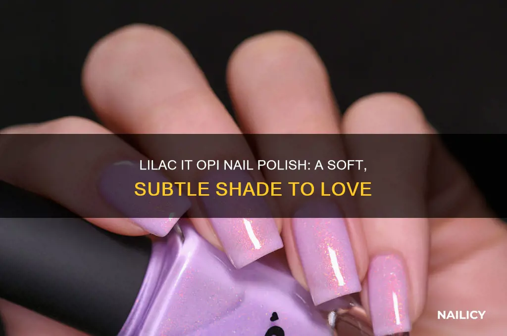 do you lilac it opi nail polish