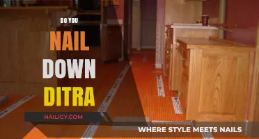 Mastering Tile Installation: How to Properly Nail Down Ditra