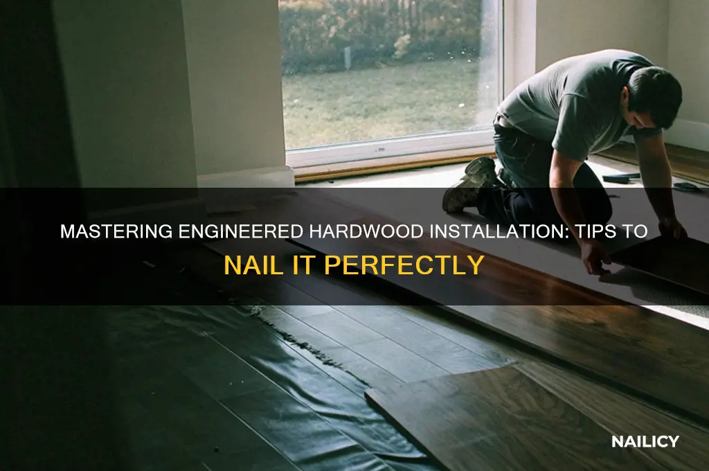 do you nail engineered hardwood
