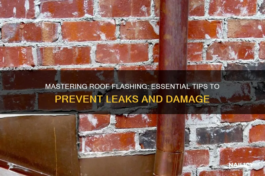 do you nail flashing