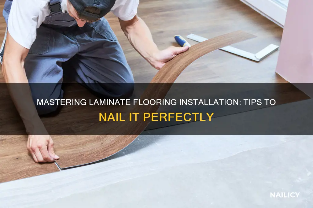 do you nail laminate flooring