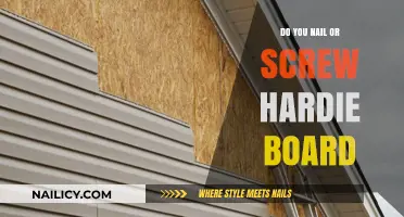 Nailing vs. Screwing Hardie Board: Best Installation Method Revealed