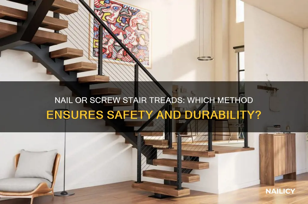 do you nail or screw stair treads