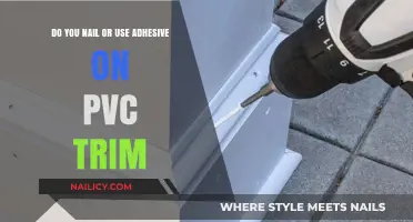 Nailing vs. Adhesive: The Great PVC Trim Debate
