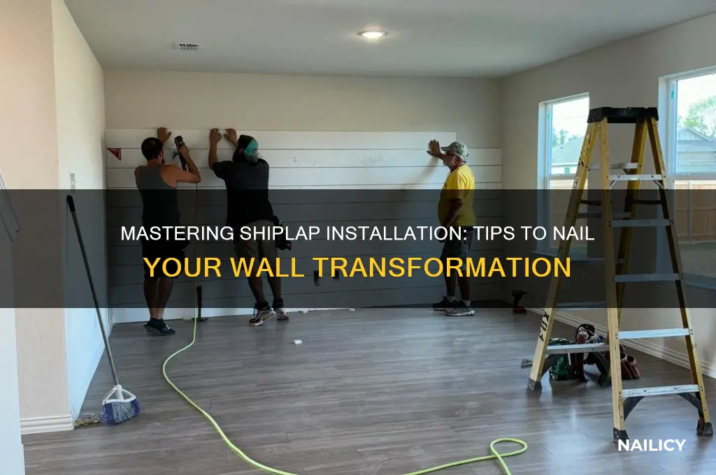 do you nail shiplap