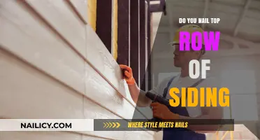 Nailing the Top Row of Siding: Essential Tips for a Secure Installation