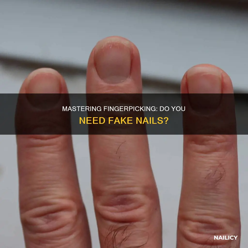 do you need fake nails for finger picking