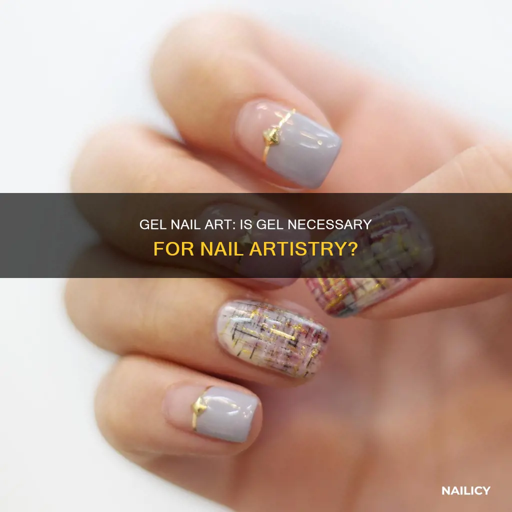 do you need gel for nail art