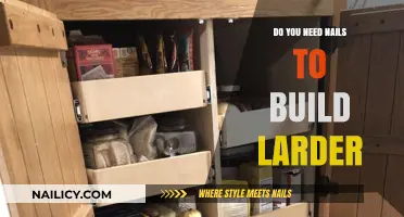 Building a Larder: Are Nails Essential for DIY Storage Success?