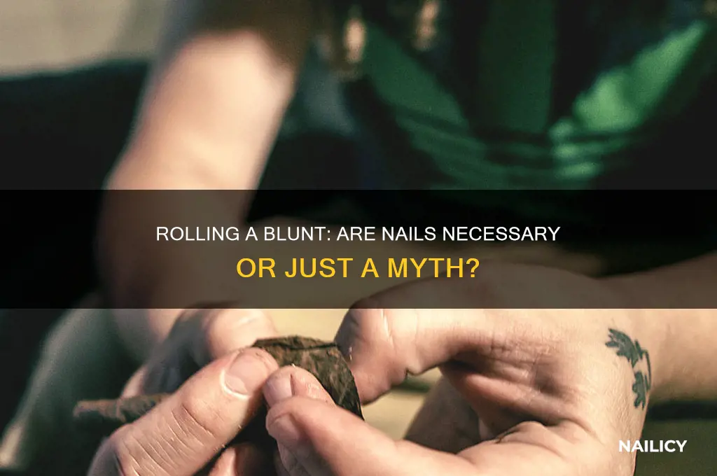do you need nails to roll a blunt