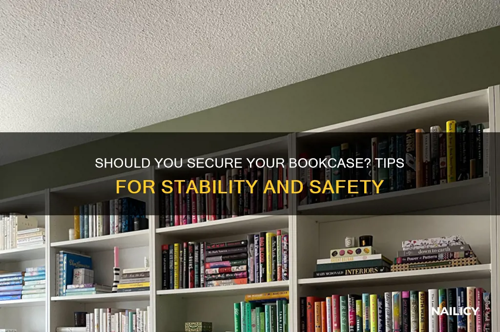 do you need to nail down bookcase