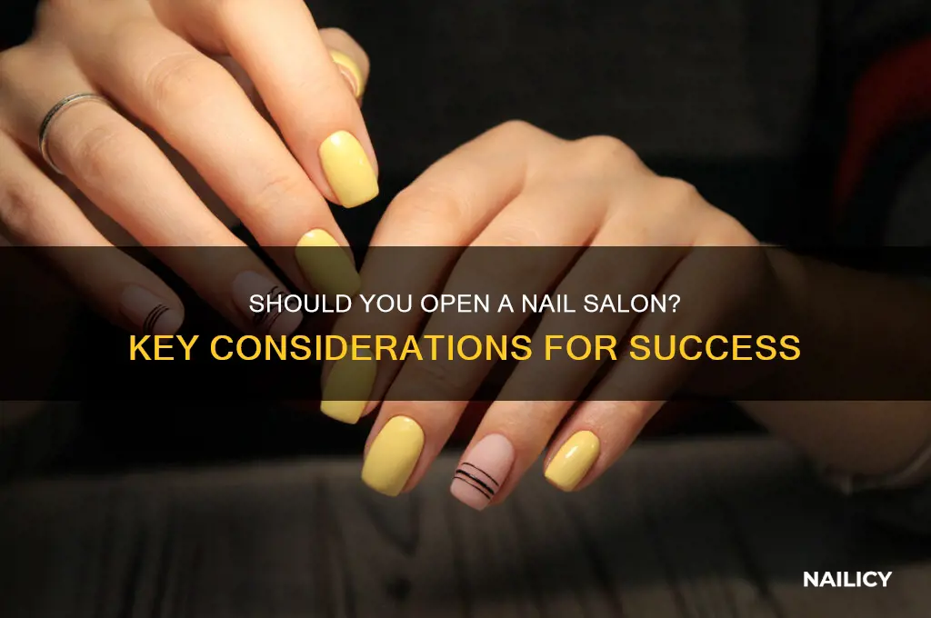 do you need to open a nail salon