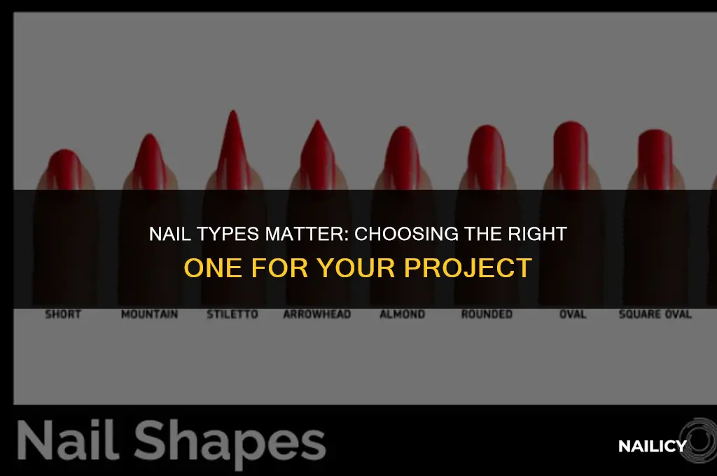 do you need to use specific type of nail