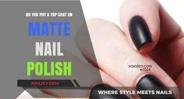 Should You Apply a Top Coat on Matte Nail Polish?