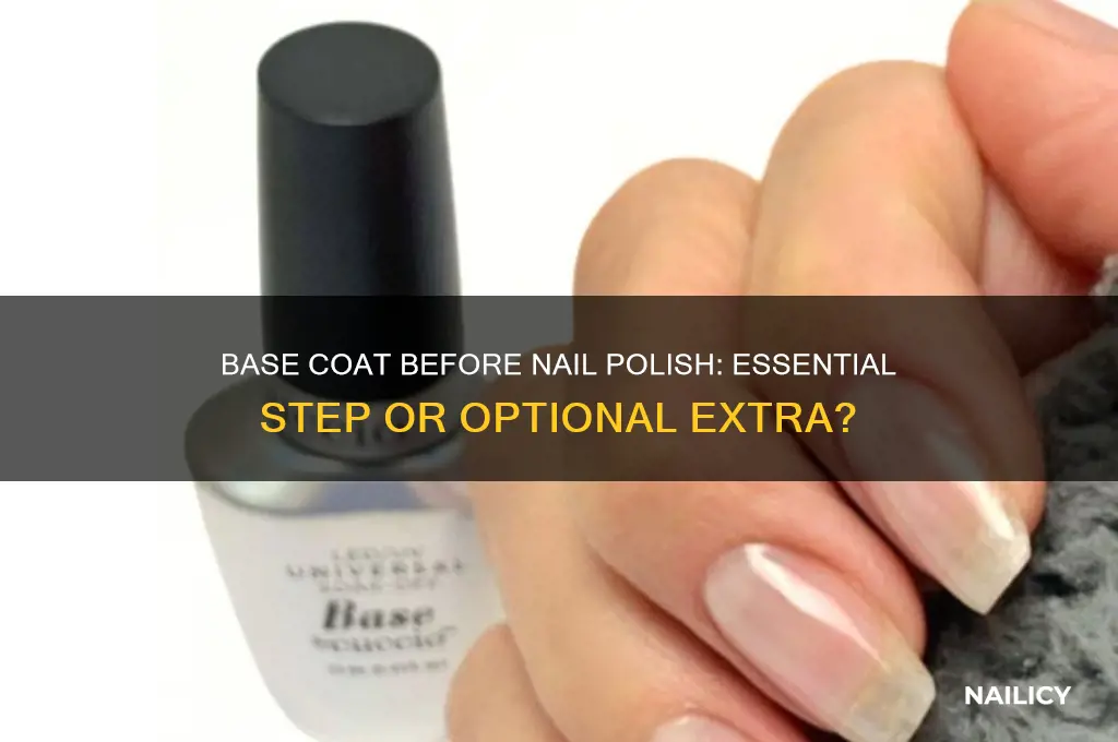 do you put base coat before nail polish