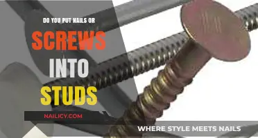 Nails vs. Screws: Which is Best for Securing into Studs?